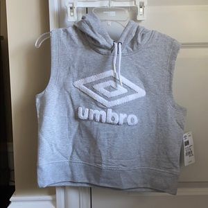 Cropped Sleeveless Umbro hoodie